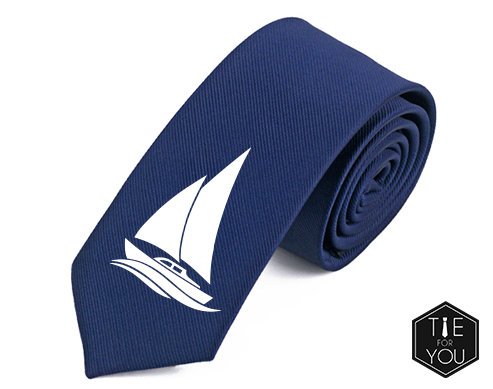 Sailboat Blueprints Sail Plans Sailing Nautical 100% Silk Necktie Tie Neckwear