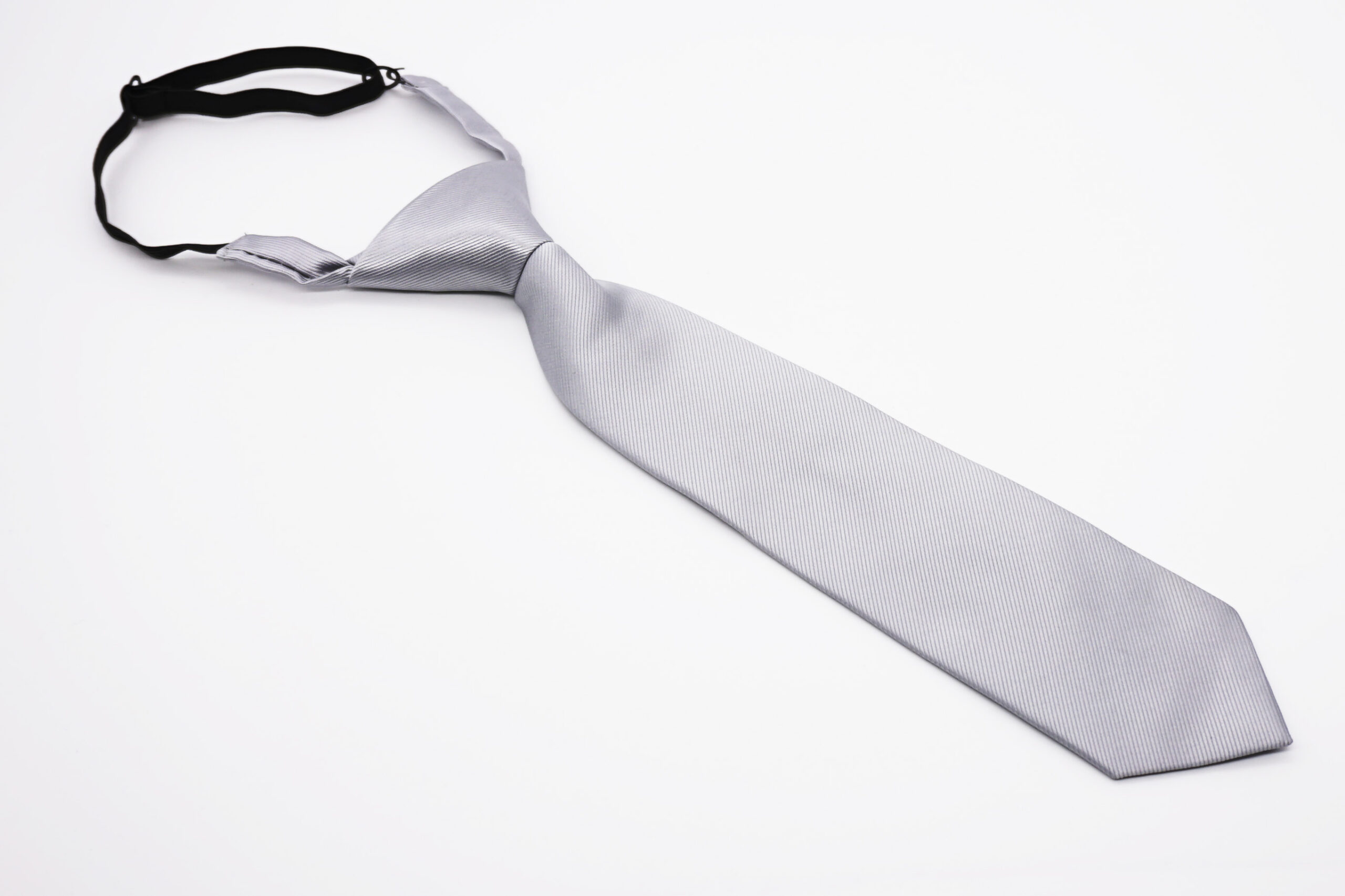 Grey pre-tied adjustable kids necktie - Tie for You - Personalised Neckties